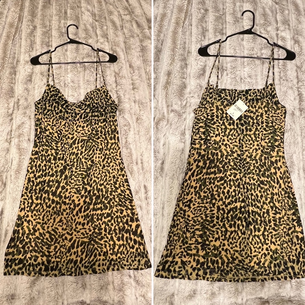 FOREVER 21 Leopard casual dress